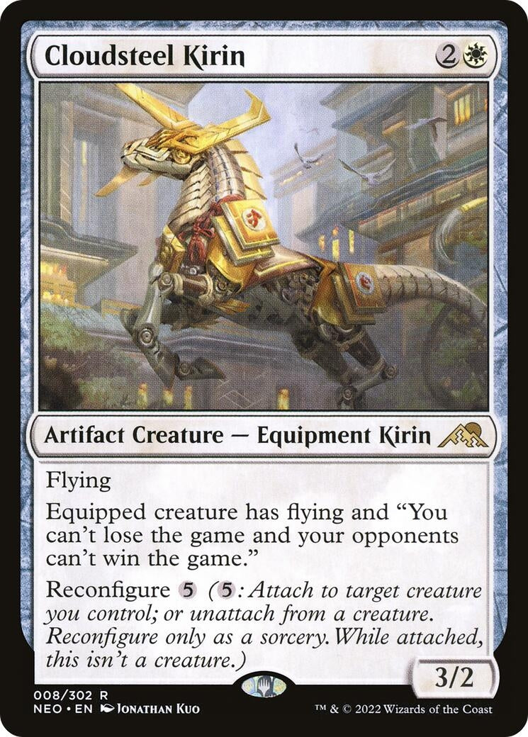Image for Cloudsteel Kirin (8) [Kamigawa: Neon Dynasty] - Magic: The Gathering