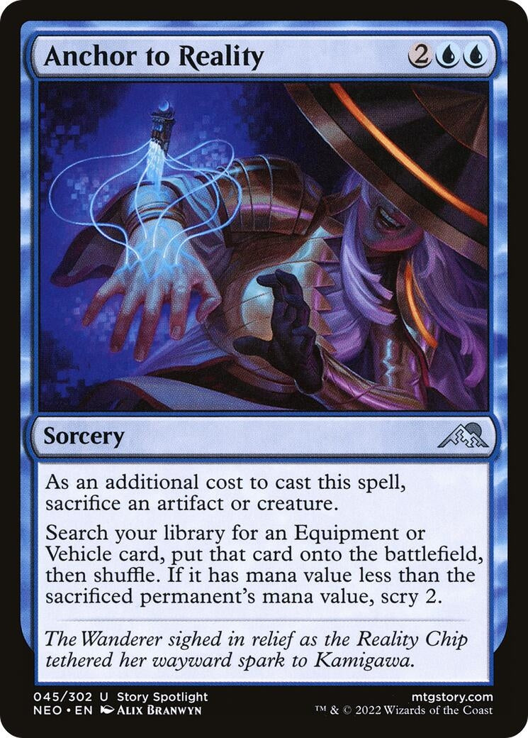 Image for Anchor to Reality (45) [Kamigawa: Neon Dynasty] - Magic: The Gathering