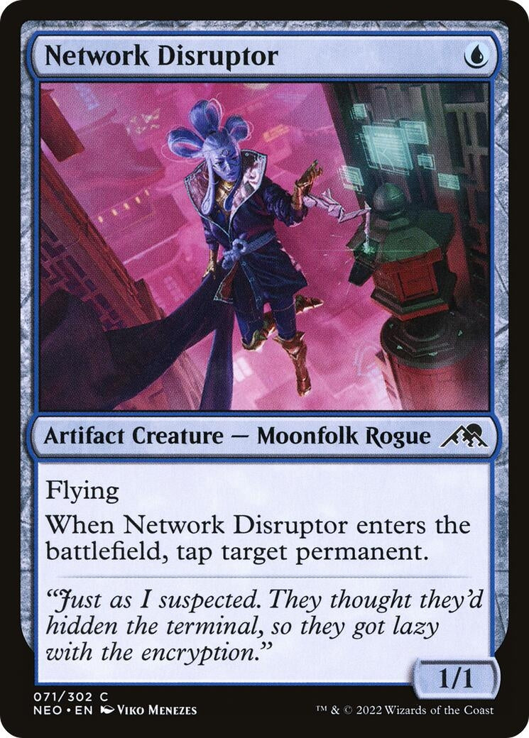 Image for Network Disruptor (71) [Kamigawa: Neon Dynasty] - Magic: The Gathering
