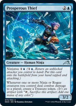 Image for Prosperous Thief (73) [Kamigawa: Neon Dynasty] - Magic: The Gathering