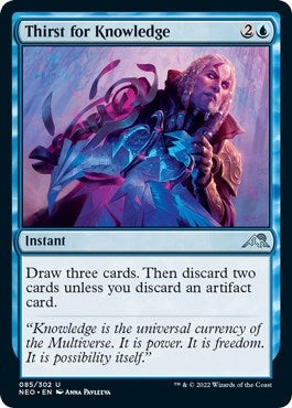Image for Thirst for Knowledge (85) [Kamigawa: Neon Dynasty] - Magic: The Gathering