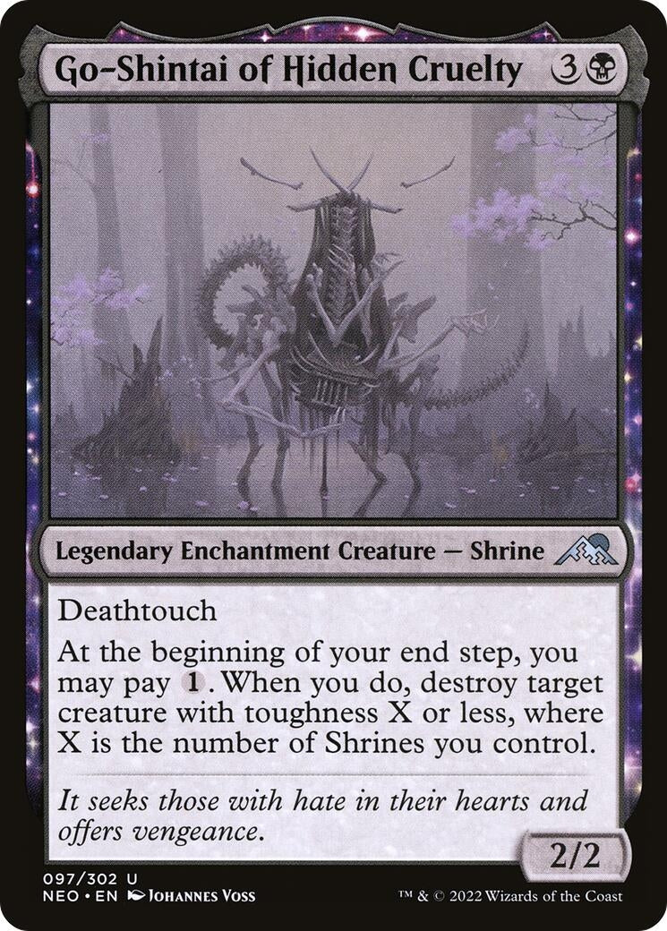 Image for Go-Shintai of Hidden Cruelty (97) [Kamigawa: Neon Dynasty] - Magic: The Gathering
