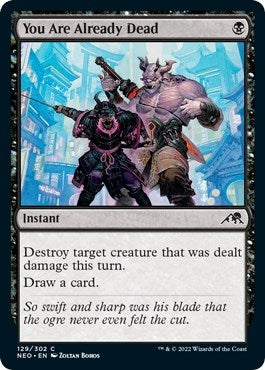 Image for You Are Already Dead (129) [Kamigawa: Neon Dynasty] - Magic: The Gathering