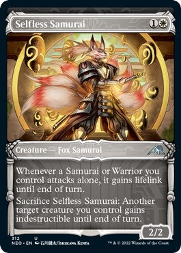 Image for Selfless Samurai (Showcase) (312) [Kamigawa: Neon Dynasty] - Magic: The Gathering