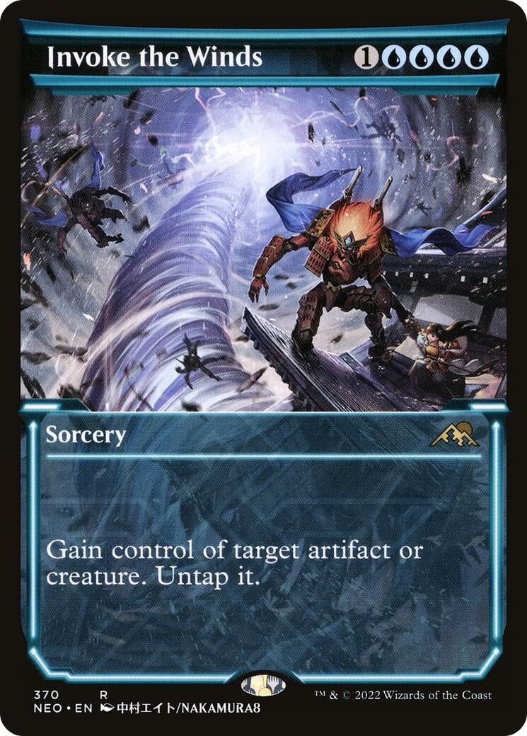 Image for Invoke the Winds (Showcase) (370) [Kamigawa: Neon Dynasty] - Magic: The Gathering