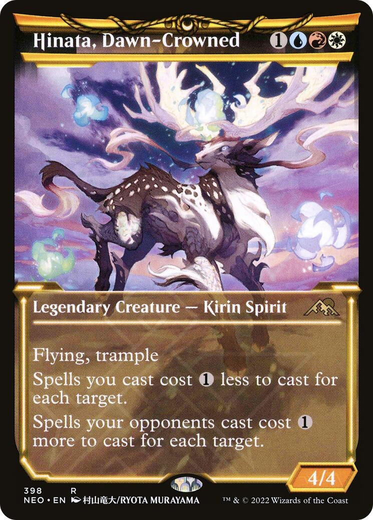 Image for Hinata, Dawn-Crowned (Showcase) (398) [Kamigawa: Neon Dynasty] - Magic: The Gathering