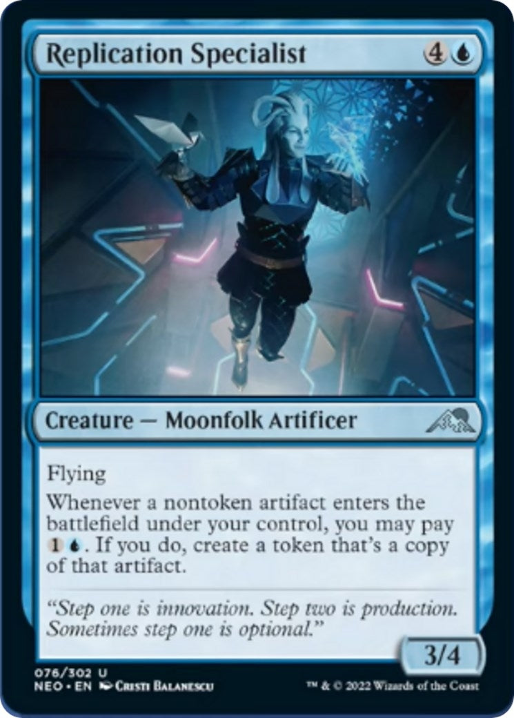 Image for Replication Specialist (76) [Kamigawa: Neon Dynasty] - Magic: The Gathering