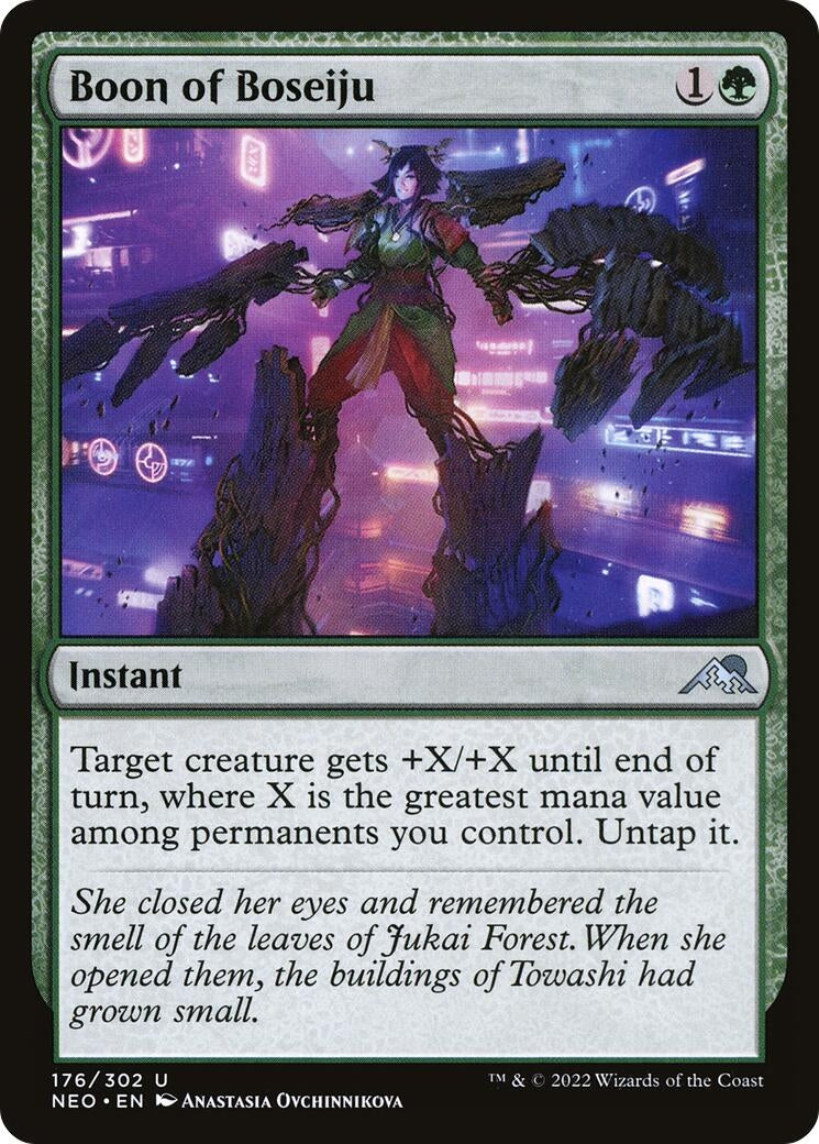 Image for Boon of Boseiju (176) [Kamigawa: Neon Dynasty] - Magic: The Gathering
