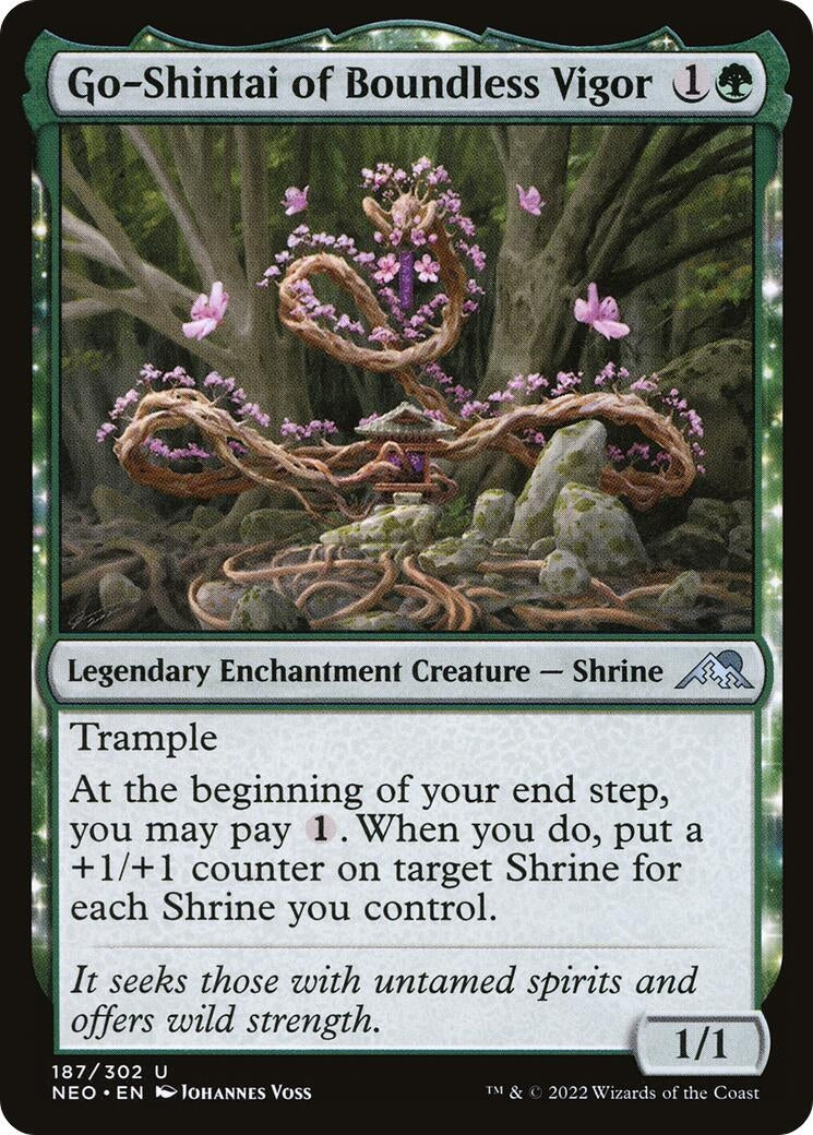 Image for Go-Shintai of Boundless Vigor (187) [Kamigawa: Neon Dynasty] - Magic: The Gathering