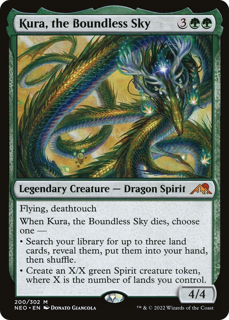 Image for Kura, the Boundless Sky (200) [Kamigawa: Neon Dynasty] - Magic: The Gathering