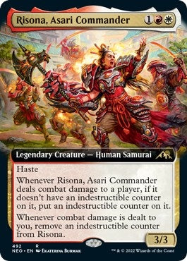 Image for Risona, Asari Commander (Extended Art) (492) [Kamigawa: Neon Dynasty] - Magic: The Gathering