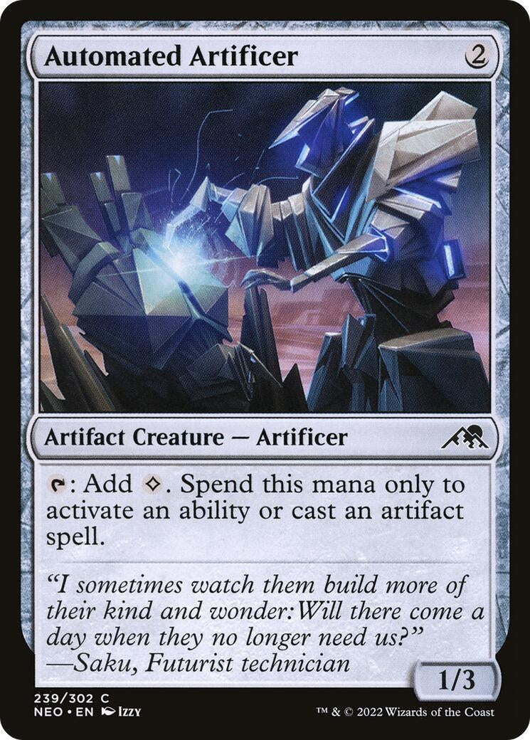 Image for Automated Artificer (239) [Kamigawa: Neon Dynasty] - Magic: The Gathering