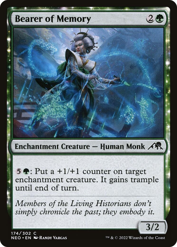 Image for Bearer of Memory (174) [Kamigawa: Neon Dynasty] - Magic: The Gathering