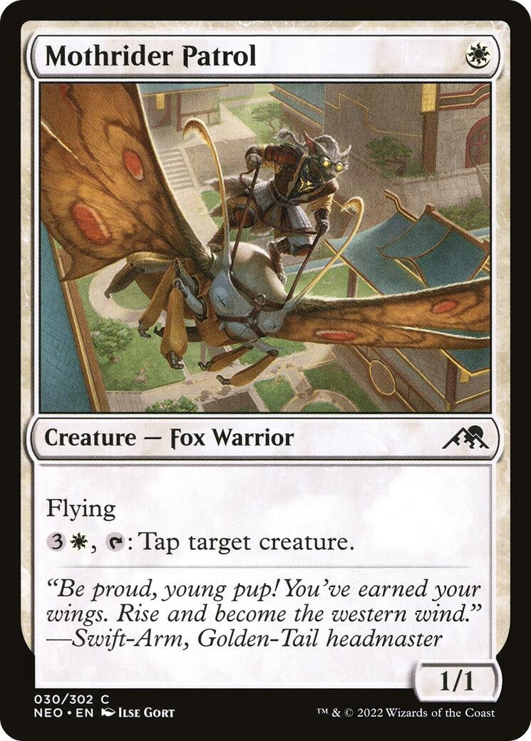 Image for Mothrider Patrol (30) [Kamigawa: Neon Dynasty] - Magic: The Gathering