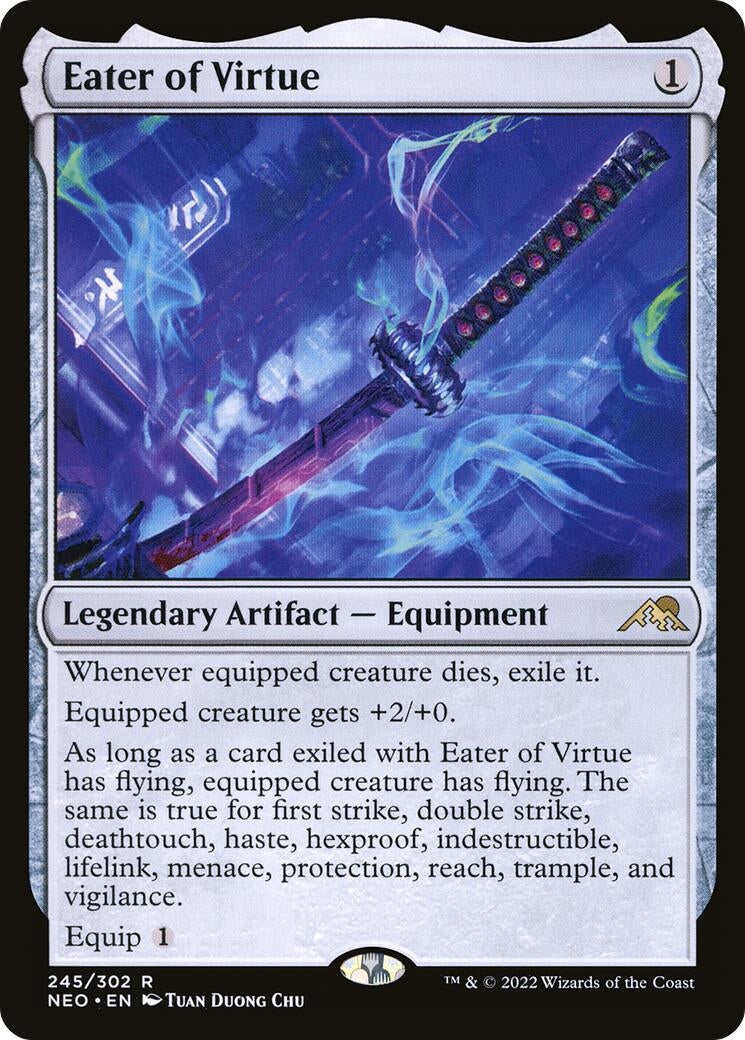 Image for Eater of Virtue (245) [Kamigawa: Neon Dynasty] - Magic: The Gathering