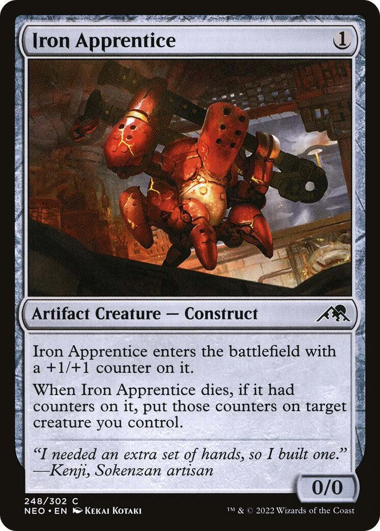 Image for Iron Apprentice (248) [Kamigawa: Neon Dynasty] - Magic: The Gathering