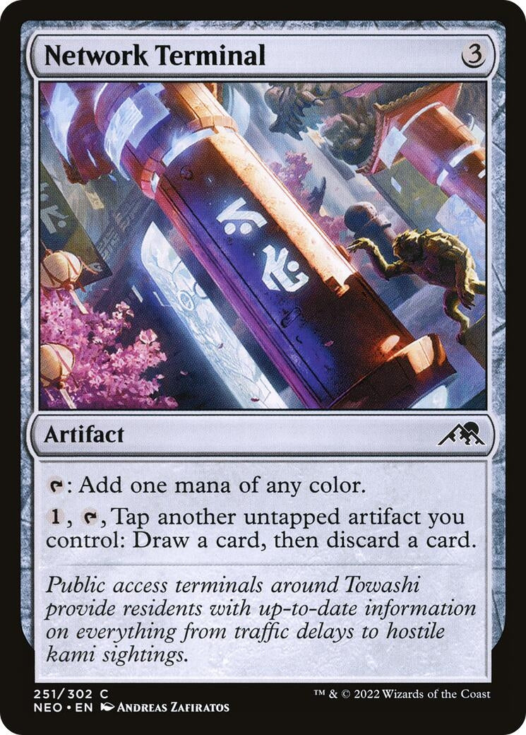 Image for Network Terminal (251) [Kamigawa: Neon Dynasty] - Magic: The Gathering