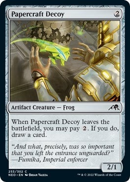 Image for Papercraft Decoy (253) [Kamigawa: Neon Dynasty] - Magic: The Gathering