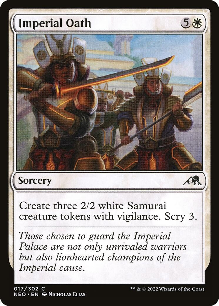 Image for Imperial Oath (17) [Kamigawa: Neon Dynasty] - Magic: The Gathering