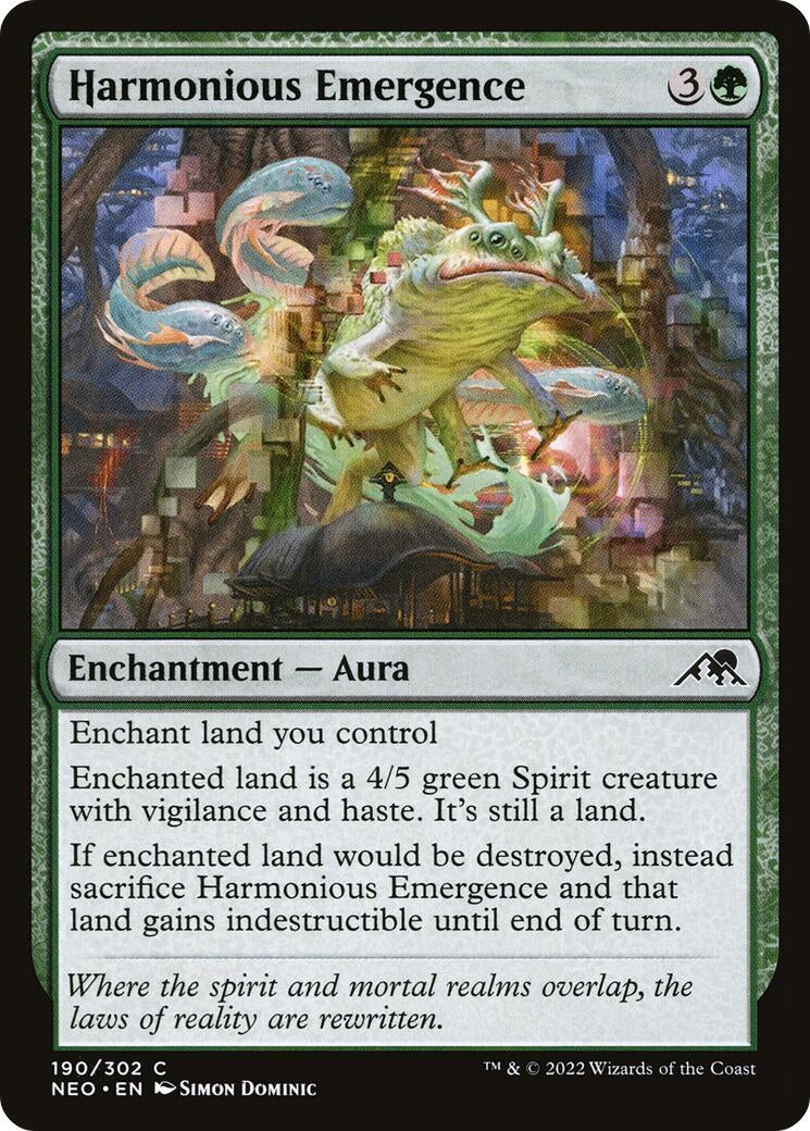 Image for Harmonious Emergence (190) [Kamigawa: Neon Dynasty] - Magic: The Gathering