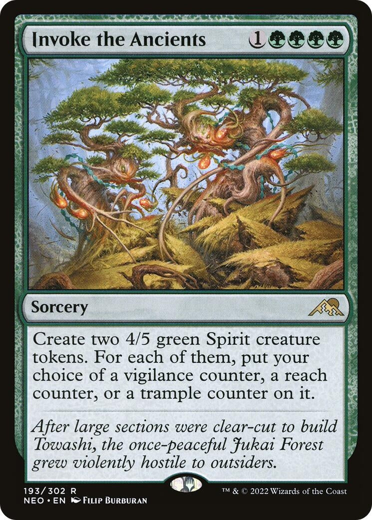 Image for Invoke the Ancients (193) [Kamigawa: Neon Dynasty] - Magic: The Gathering