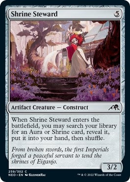 Image for Shrine Steward (259) [Kamigawa: Neon Dynasty] - Magic: The Gathering