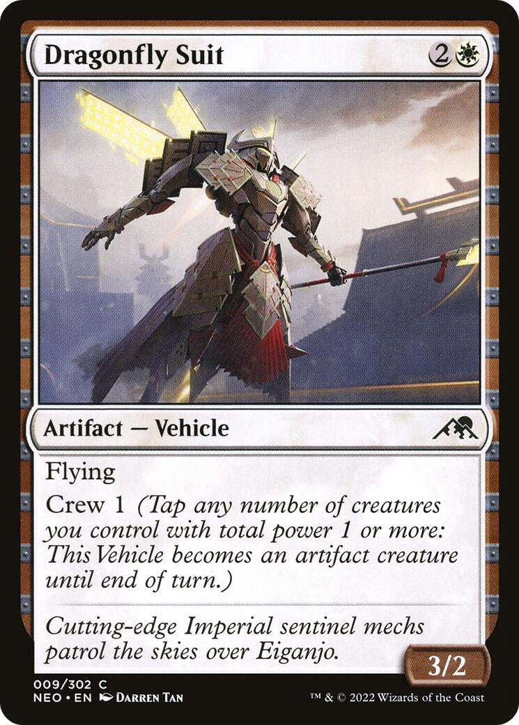 Image for Dragonfly Suit (9) [Kamigawa: Neon Dynasty] - Magic: The Gathering