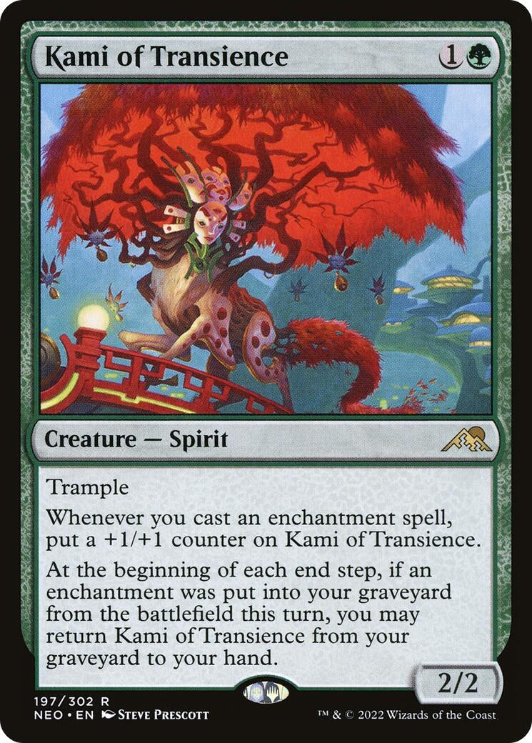 Image for Kami of Transience (197) [Kamigawa: Neon Dynasty] - Magic: The Gathering
