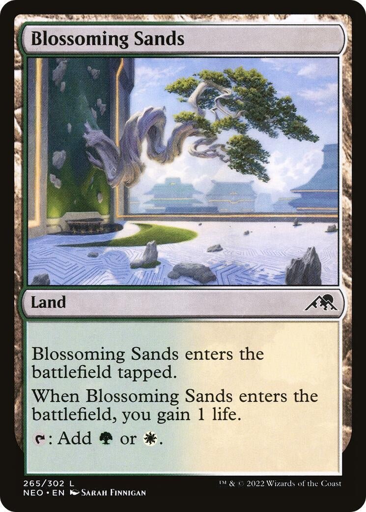 Image for Blossoming Sands (265) [Kamigawa: Neon Dynasty] - Magic: The Gathering