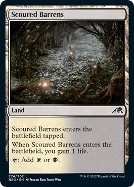 Image for Scoured Barrens (274) [Kamigawa: Neon Dynasty] - Magic: The Gathering