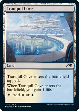 Image for Tranquil Cove (280) [Kamigawa: Neon Dynasty] - Magic: The Gathering