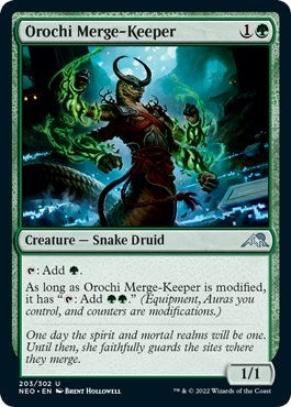 Image for Orochi Merge-Keeper (203) [Kamigawa: Neon Dynasty] - Magic: The Gathering