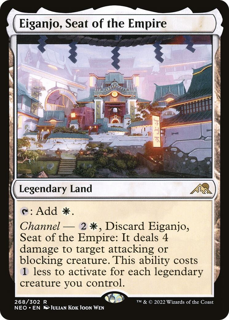 Image for Eiganjo, Seat of the Empire (268) [Kamigawa: Neon Dynasty] - Magic: The Gathering