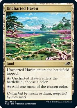 Image for Uncharted Haven (281) [Kamigawa: Neon Dynasty] - Magic: The Gathering