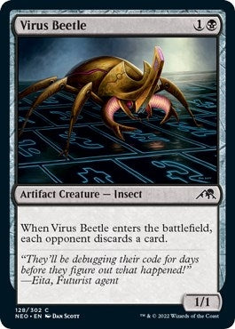 Image for Virus Beetle (128) [Kamigawa: Neon Dynasty] - Magic: The Gathering