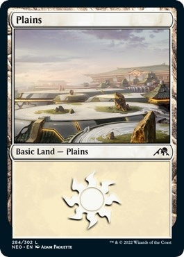 Image for Plains (284) (284) [Kamigawa: Neon Dynasty] - Magic: The Gathering