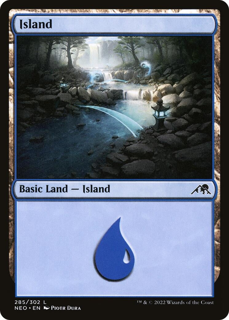 Image for Island (285) (285) [Kamigawa: Neon Dynasty] - Magic: The Gathering