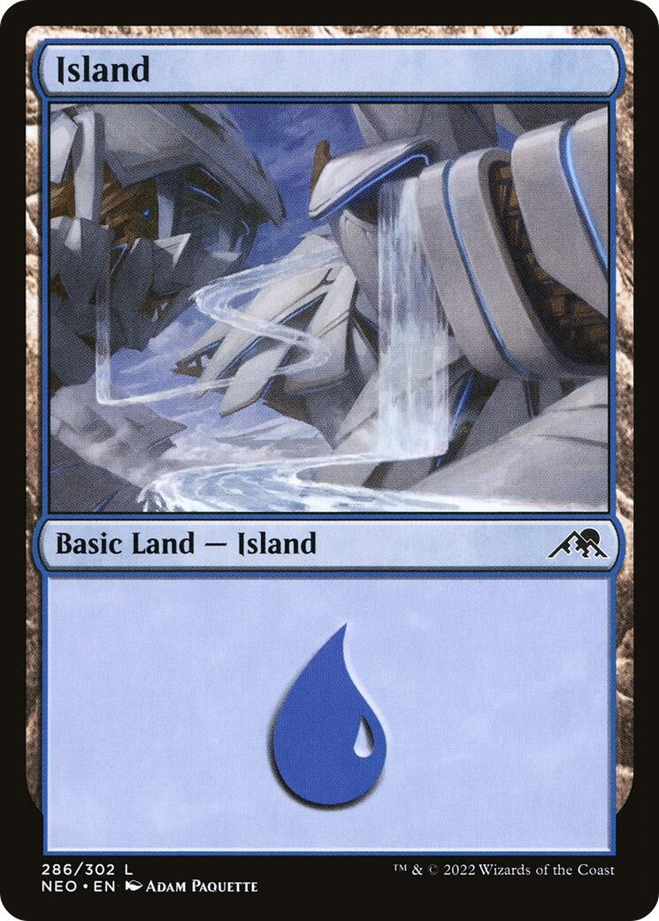 Image for Island (286) (286) [Kamigawa: Neon Dynasty] - Magic: The Gathering