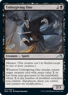 Image for Unforgiving One (127) [Kamigawa: Neon Dynasty] - Magic: The Gathering