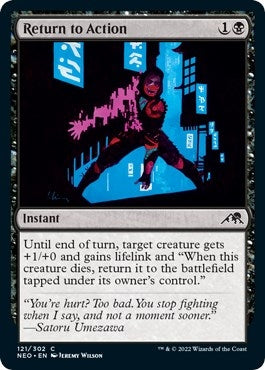 Image for Return to Action (121) [Kamigawa: Neon Dynasty] - Magic: The Gathering