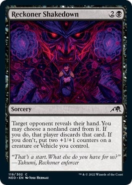 Image for Reckoner Shakedown (119) [Kamigawa: Neon Dynasty] - Magic: The Gathering