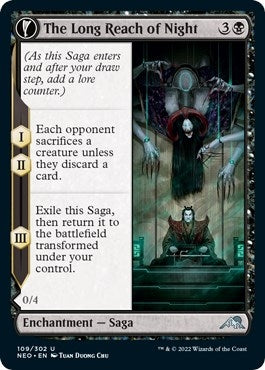Image for The Long Reach of Night (109) [Kamigawa: Neon Dynasty] - Magic: The Gathering