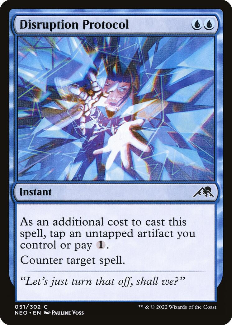 Image for Disruption Protocol (51) [Kamigawa: Neon Dynasty] - Magic: The Gathering