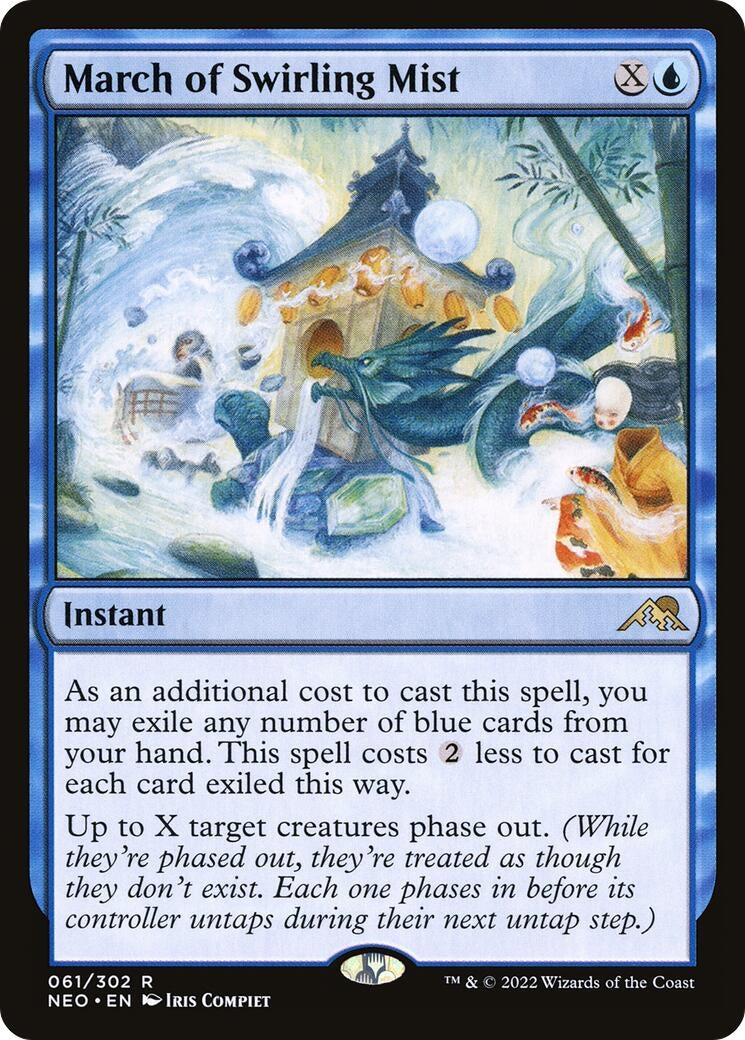 Image for March of Swirling Mist (61) [Kamigawa: Neon Dynasty] - Magic: The Gathering