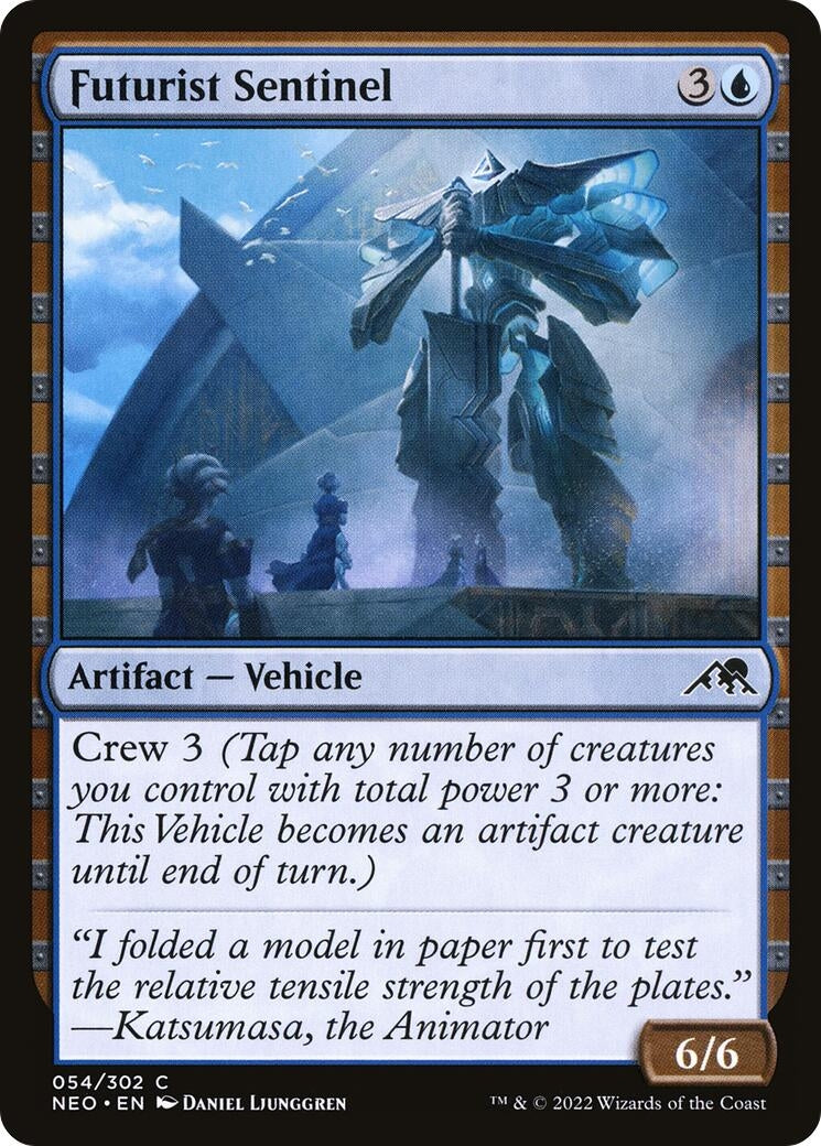 Image for Futurist Sentinel (54) [Kamigawa: Neon Dynasty] - Magic: The Gathering