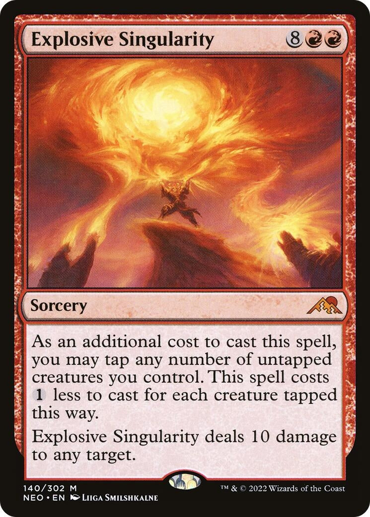 Image for Explosive Singularity (140) [Kamigawa: Neon Dynasty] - Magic: The Gathering