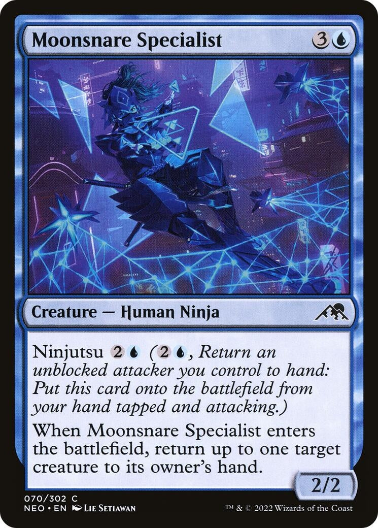 Image for Moonsnare Specialist (70) [Kamigawa: Neon Dynasty] - Magic: The Gathering