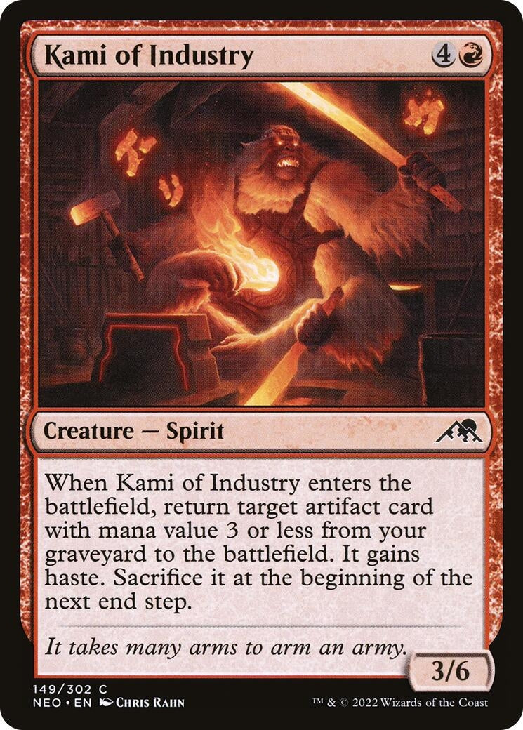 Image for Kami of Industry (149) [Kamigawa: Neon Dynasty] - Magic: The Gathering