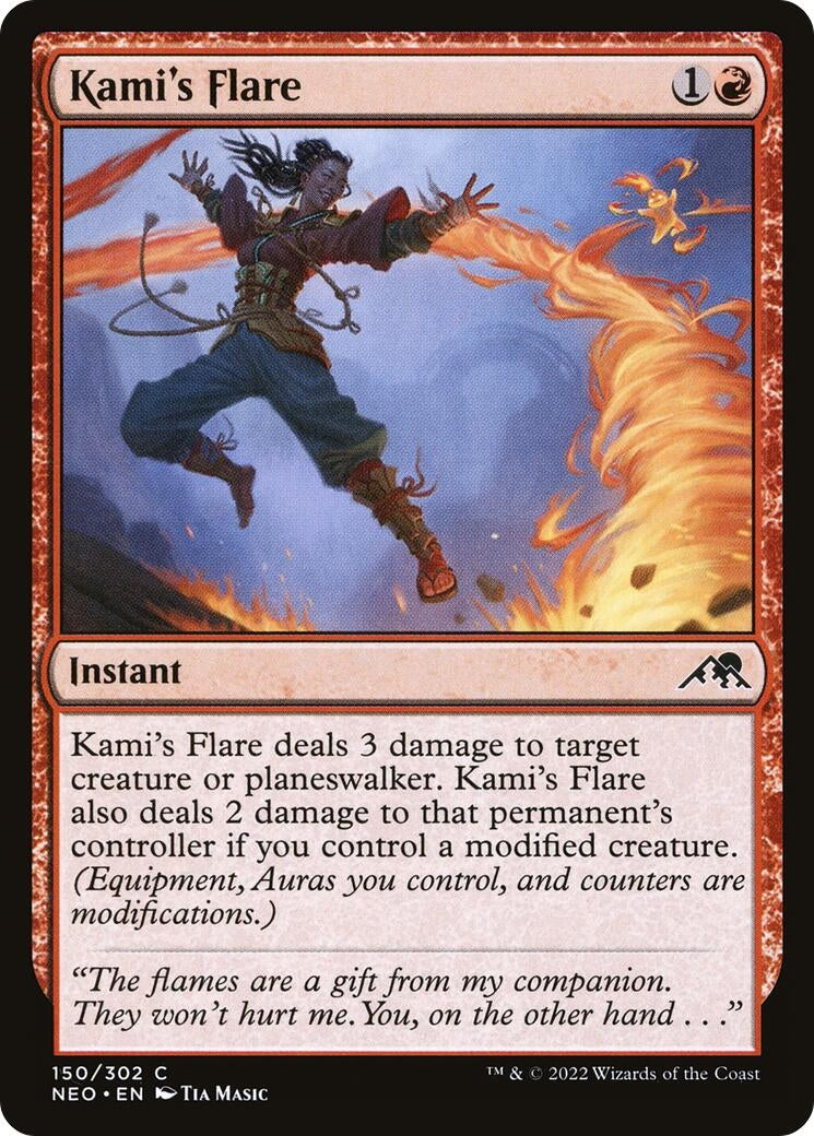Image for Kami's Flare (150) [Kamigawa: Neon Dynasty] - Magic: The Gathering