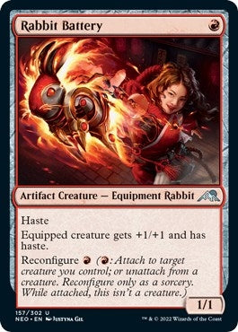 Image for Rabbit Battery (157) [Kamigawa: Neon Dynasty] - Magic: The Gathering